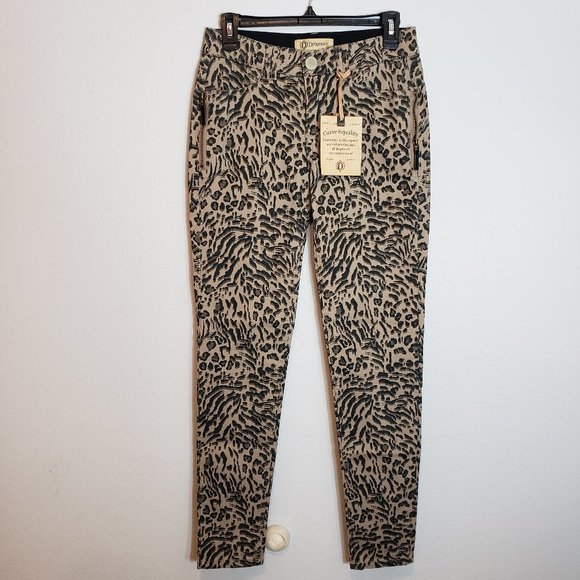 NWT! Democracy Leopard Print Jeans Ab Technology - Picture 8 of 8